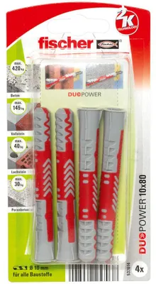 Produktbild von Dübel DUOPOWER 10x80 K