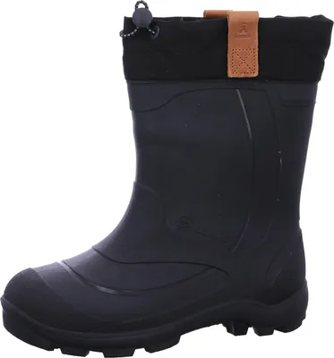 Image de Bottes de pluie unies Kamik Tundra, noir, taille 31