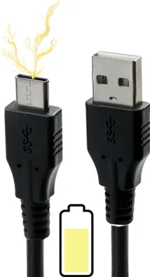 Immagine prodotto di cavo USB caseroxx, cavo dati per Gigaset ME Pure, cavo USB come cavo di ricarica o per il trasferimento dati