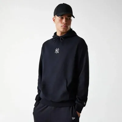 Image de Sweat à Capuche Oversize MLB New York Yankees New Era Noir