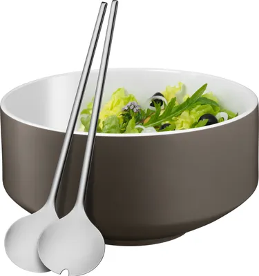 Produktbild von WMF Salatschale 3-teilig Lava Grey Satin Moto