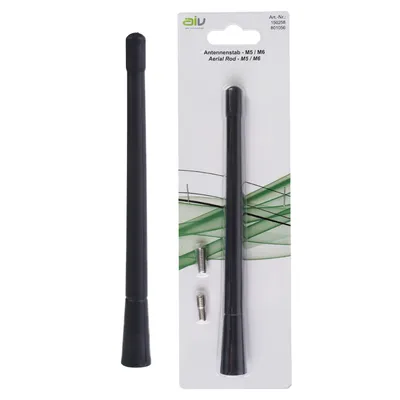 Produktbild von Náhradná anténna tyč 16V 17 cm Rubber-Flex čierna