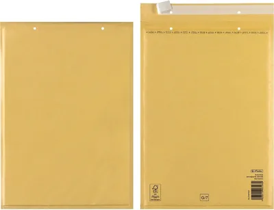 Produktbild von Luftpolstertasche 7/G 25x34cm Haftklebung VE=10x10 Stück braun