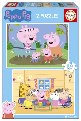Obrázek produktu pro Puzzle 2x48 Świnka Peppa 113787