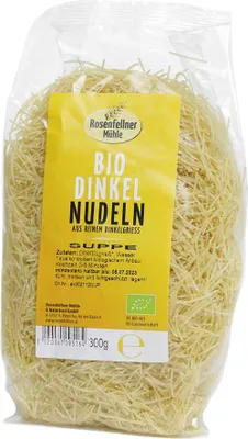 Produktbild von Dinkelteigwaren Suppe 300g - aus Vollkorngrieß -  verträglich -  Suppennudeln von Rosenfellner Mühle