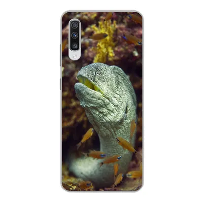 Produktbild von MuchoWow® Handyhülle Schutzhülle Hülle für Samsung Galaxy A70 Fische - Korallen - Ozean Silikon Softcase Handy Hülle - Schutzhaube