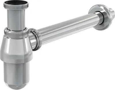 Image de Siphon De Bouteille En Laiton Chrome