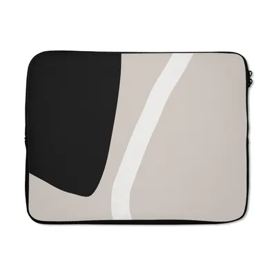 Produktbild von MuchoWow® Laptop Hülle 15 Zoll Pastell - Minimalismus - Formen Laptoptasche - Laptoptasche - Sleeve - Rundum-Schutz