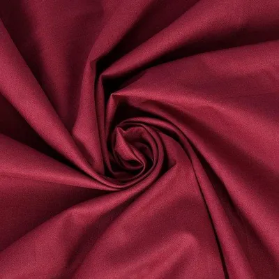 Image de Tissu en coton bordeaux, 60 carreaux, largeur 147 cm