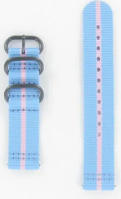 Image de Samsung, Samsung GP-R600BREECAF Bracelet OTAN pour Gear Sport, Bleu / Rose