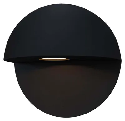 Image de Applique murale LED, éclairage extérieur, aluminium, IP54, noir