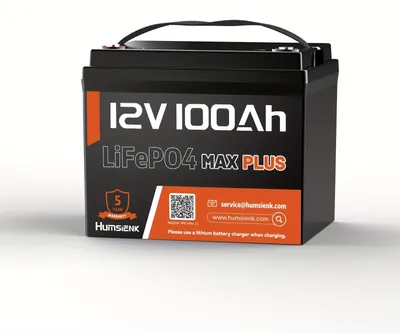 Obrázek produktu pro LiFePO4 akumulátor – 12V 100Ah lithium-iontová baterie s řídicím systémem pro kempování a solární energii