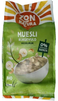 Productafbeelding van Zonnatura Muesli Rijk Gevuld (475 gr)