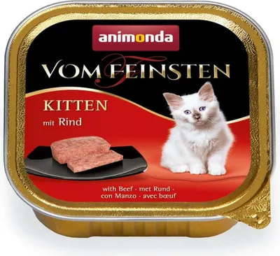 Produktbild von animonda Vom Feinsten Kitten mit Rind, Kitten, Rind, 100 g