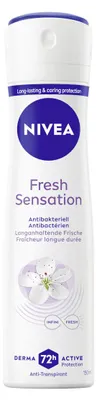 Zdjęcie produktu dla NIVEA Fresh Sensation, Kobiety, Antyperspirant, Dezodorant w spreju, Spray, 150 ml, 72 h
