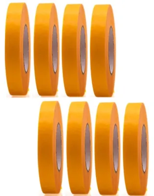 Immagine prodotto di Set professionale di nastro adesivo dorato, composto da 8 rotoli, ideale per pittori