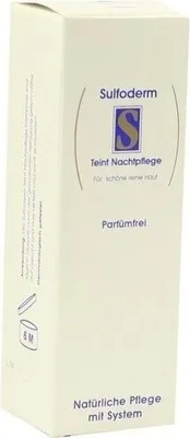 Produktbild von SULFODERM S Teint Nachtpflege parfümfrei