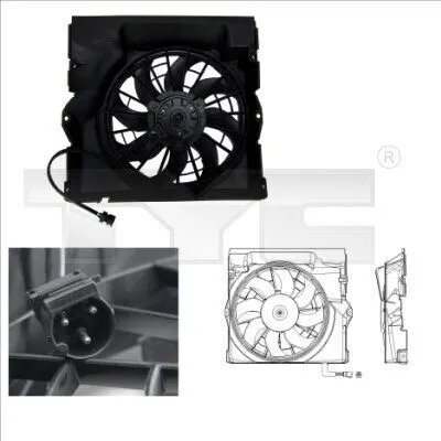 Produktbild von TYC Lüfter, Motorkühlung 803-0009