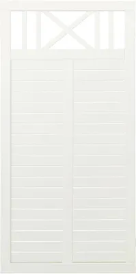 Produktbild von Plus Zaun Nostalgie 90 x 180 cm RAL 9010 Weiß