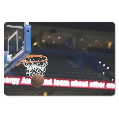 Produktbild von MuchoWow® Mauspad Mousepad Basketball geht durch den Korb 27x18 cm - Mousepads - Maus Mat - Pad - Mausunterlage - Büroartikel - Desk Matten