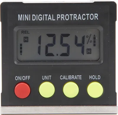 Produktbild von Digitales Winkelmessgerät mit hoher Genauigkeit, elektronische 4-Tasten-Wasserwaage und Winkelmesser