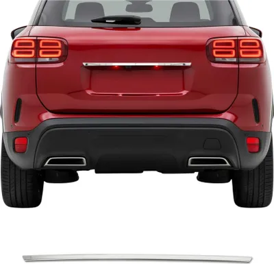 Image de Poignée de Coffre Arrière pour Citroen C5 Aircross 2019-2025 acier inox chromé