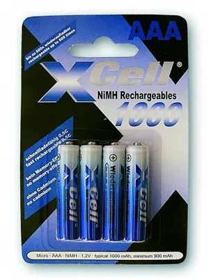Produktbild von Akku Xcell NiMH Micro 1000 mAh