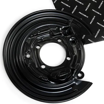 Produktbild von RIDEX Spritzblech Bremsscheibe für TOYOTA COROLLA (ZZE12, NDE12, ZDE12) Hinten Links 1330S0142 Ankerblech