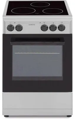 Produktbild von OCEANIC Oceanic Standherd 50 x 50 cm mit Glaskeramik-Kochfeld, 3 Zonen und 48-Liter Elektro-Backofen (Konvektion)