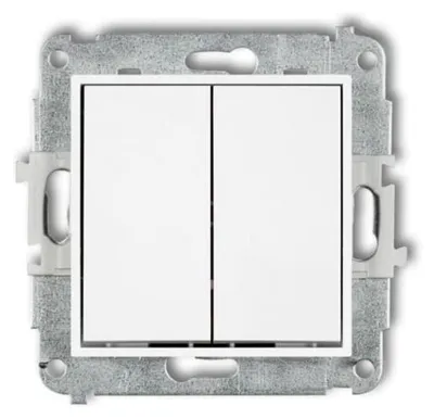Productafbeelding van ICON kaarslichtschakelaar, wit, model IWP-2