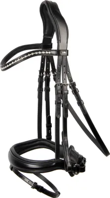 Image de Schockemöhle Sports Bridon Brantford Bridon noir / argent WB