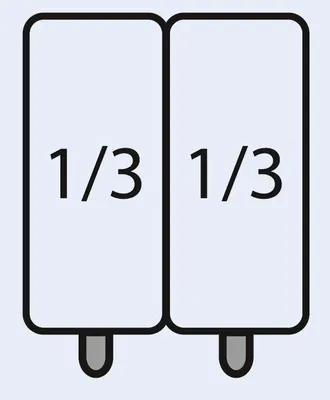 Zdjęcie produktu dla SARO E7/CPCEXC Noodelkorb-Set: 2 x 1/3 GN