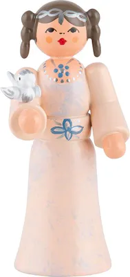 Produktbild von Aschenbrödel Prinzessin mit Taube (7cm) von Kunstgewerbe Uhlig