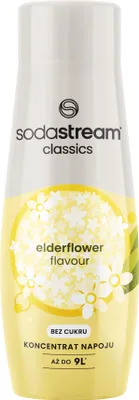 Produktbild von SodaStream 1024269490, Karbonisierungssirup, Grün, Weiß, Gelb, Holunderblüte, 440 ml, 9 l, 1 Stück(e)