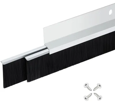 Türbürsten-Dichtungsstreifen 5er-Set 53x880 mm Alu