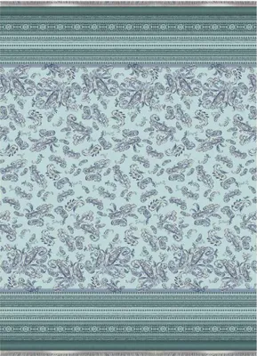 Produktbild von Bassetti Jacquard Plaid TOSCA Farbe GRÜN V1 Größe 140x190 cm