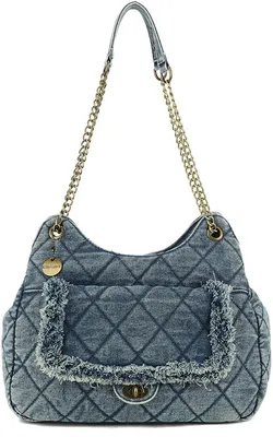 Productafbeelding van Giuliano kunstlederen schoudertas Juna - Jeans - Dames