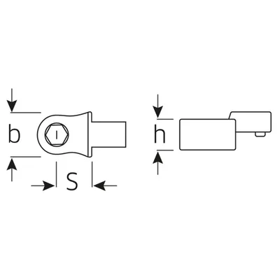 Produktbild von STAHLWILLE Bit-Halter-Einsteckwerkzeug 1/4" Wkz.Aufn.9 x 12