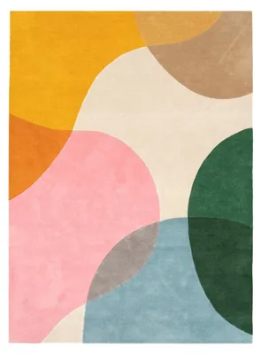 Zdjęcie produktu dla Volero - Dywan wełniany Abstrakcja - Clarice Kolorowy - 230x330cm