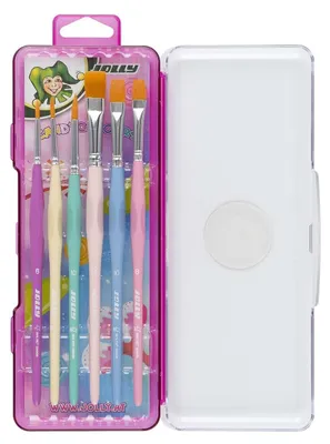Zdjęcie produktu dla JOLLY 9460-0008 JOLLY Candy Colours Pinsel-Set Größe 6, 2x 8, 2x 10, 12