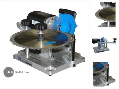 Produktbild von Güde GSS 400 Sägeblatt Schärfgerät 110 W 105 mm ( 94217 ) für Sägeblätter 90 - 400 mm + CV Schleifscheibe + HM Schleifscheibe