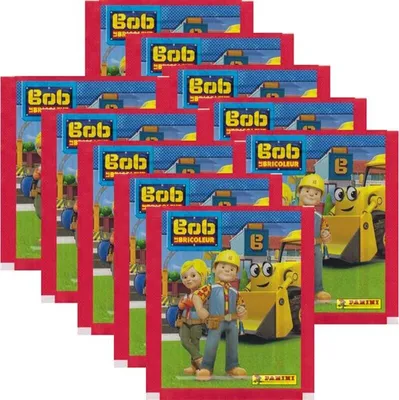 Zdjęcie produktu dla Panini - Bob Budowniczy - Naklejki kolekcjonerskie - 10 torebek