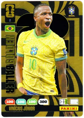 Produktbild von Panini World Cup 2026 Golden Baller 2 Vinicius Junior Brazil