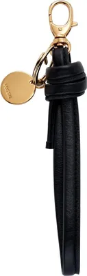 Immagine prodotto di FOSSIL Pelle portachiavi Keyfob Key Ring Black nero