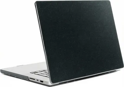 Image de Coque Selencia Glitter pour Apple MacBook Air 13 pouces (2022 / 2024 M3 / 2025 M4 / 2026 M5) - Noir