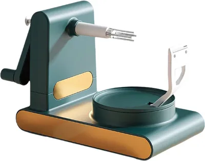 Produktbild von Automatischer Gemüse- und Obstschäler in Dunkelgrün – Das Must-Have Küchengerät