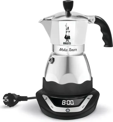 Image de Bialetti Moka Timer - Percolateur électrique - 3 tasses - Noir