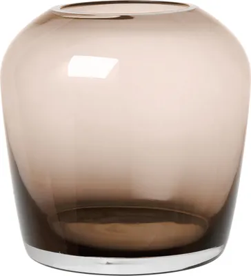 Immagine prodotto di Blomus Vase LETA Coffee large, Dekovase, Blumenvase, Glasvase, Glas farbig, 14.8 cm, 66144