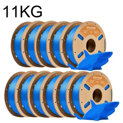 Produktbild von PLA+ 3D-Drucker Filament - 1,75 mm - Hohe Festigkeit - Maßtoleranz ±0,03 mm - Großspule 11 kg - Blau