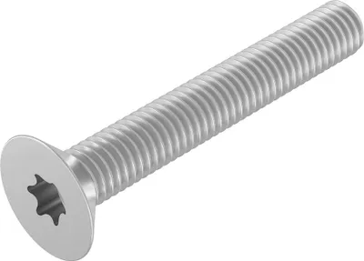 Produktbild von SECCARO Senkschraube M6 x 40 mm, Edelstahl V2A VA A2, ISO 14581, Innensechsrund (TX), Vollgewinde, 20 Stück